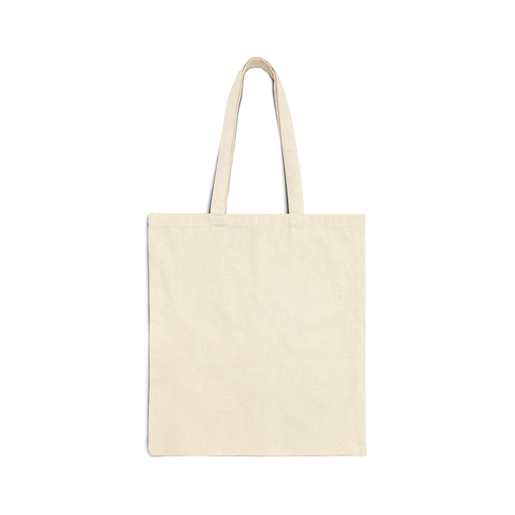 Canvas Tote Bag — Minimal Dog Portrait Eco Market Tote