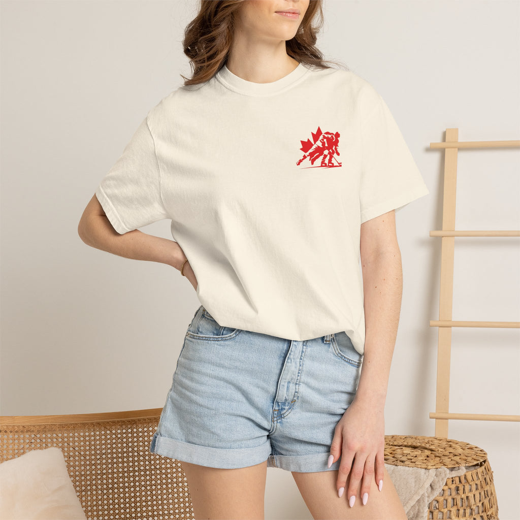 Strong and Free T-Shirt — Canadian Maple Leaf Patriotic Tee
