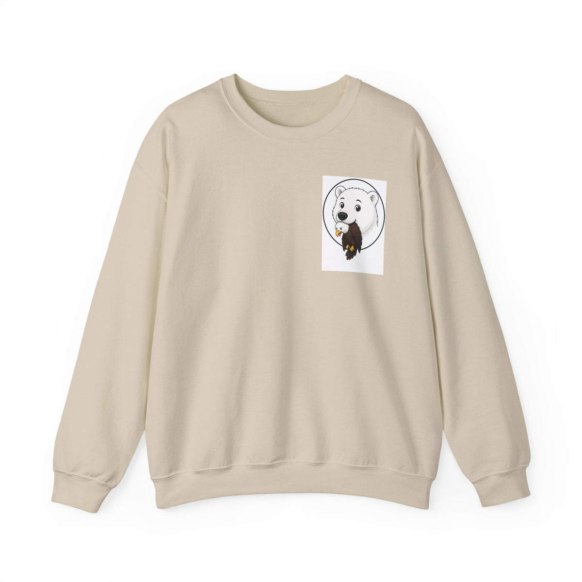 Dog & Bird Pocket Crewneck Sweatshirt