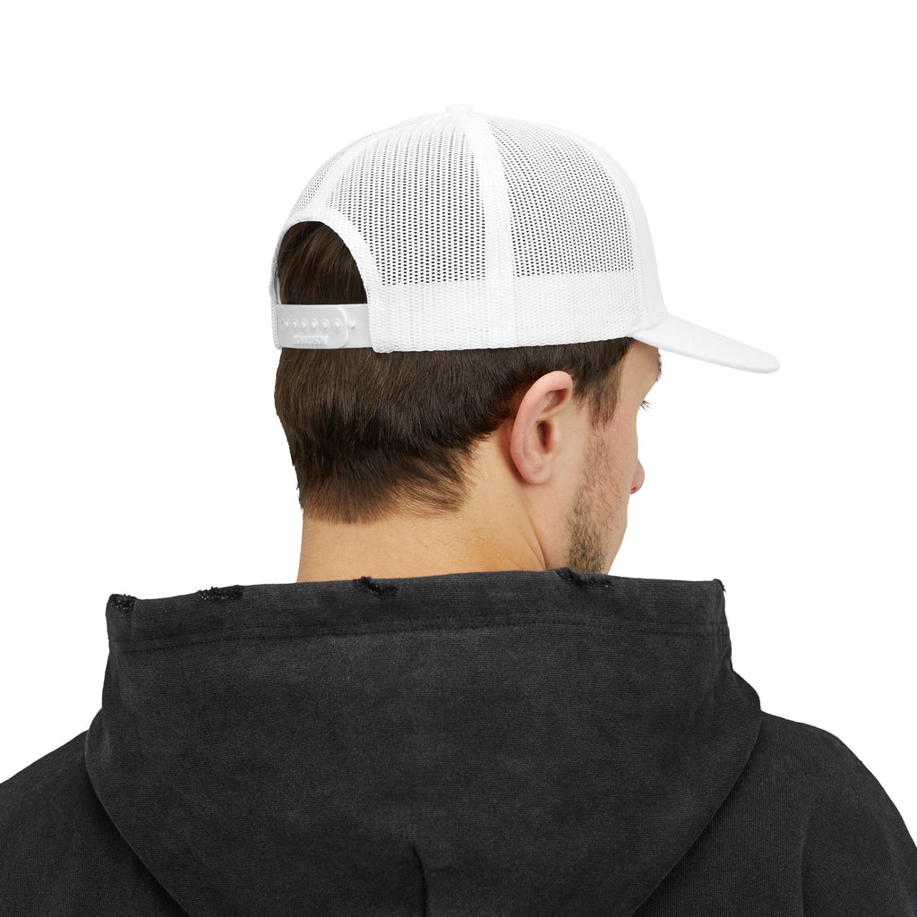 Hockey Stays On Home Ice Snapback Trucker Cap