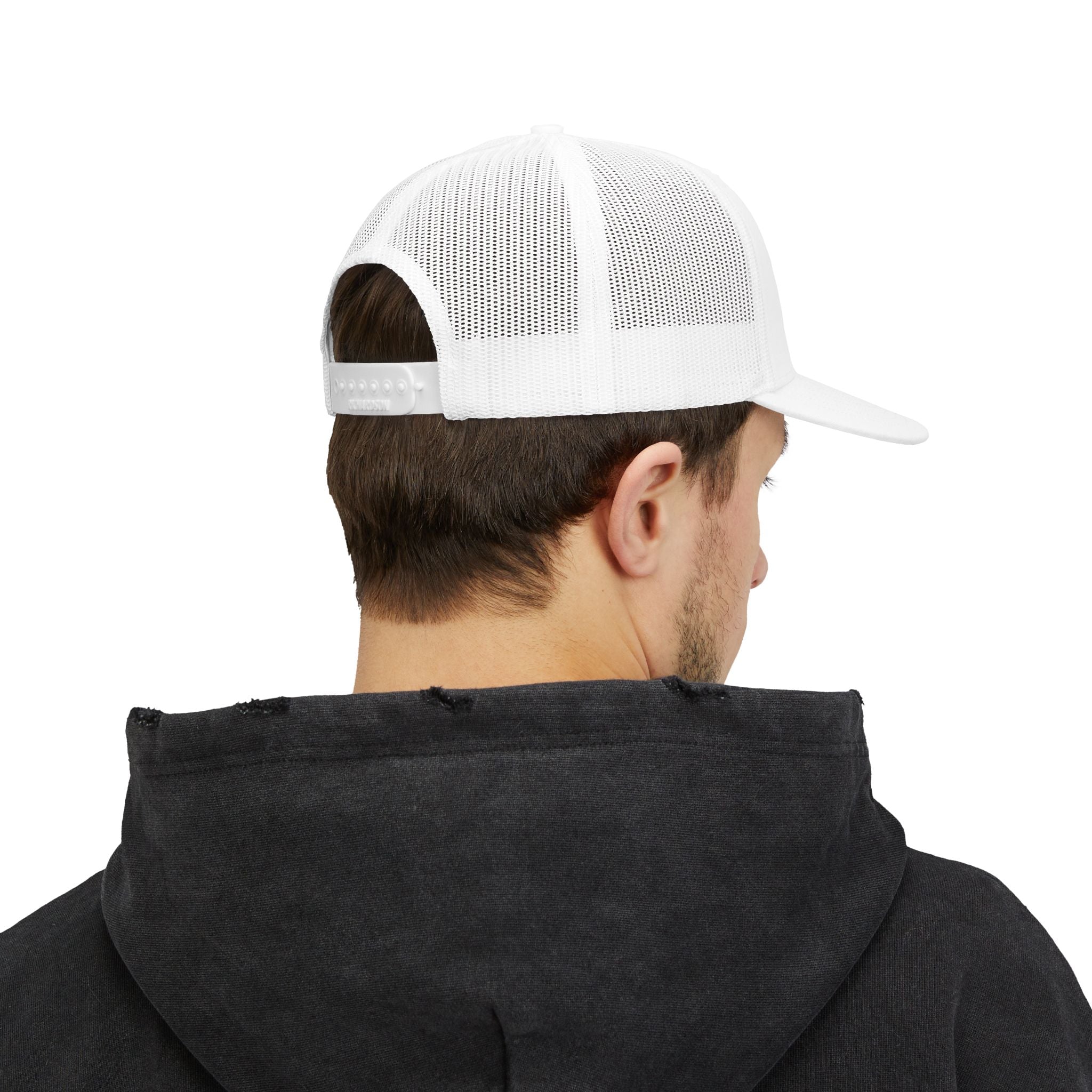 Hockey Stays On Home Ice Snapback Trucker Cap
