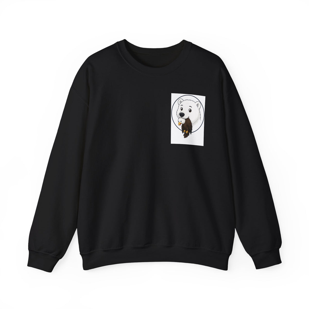 Dog & Bird Pocket Crewneck Sweatshirt