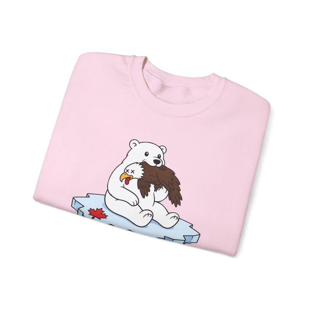 Sweatshirt — 'Sorry' Polar Bear Hug Graphic Crewneck