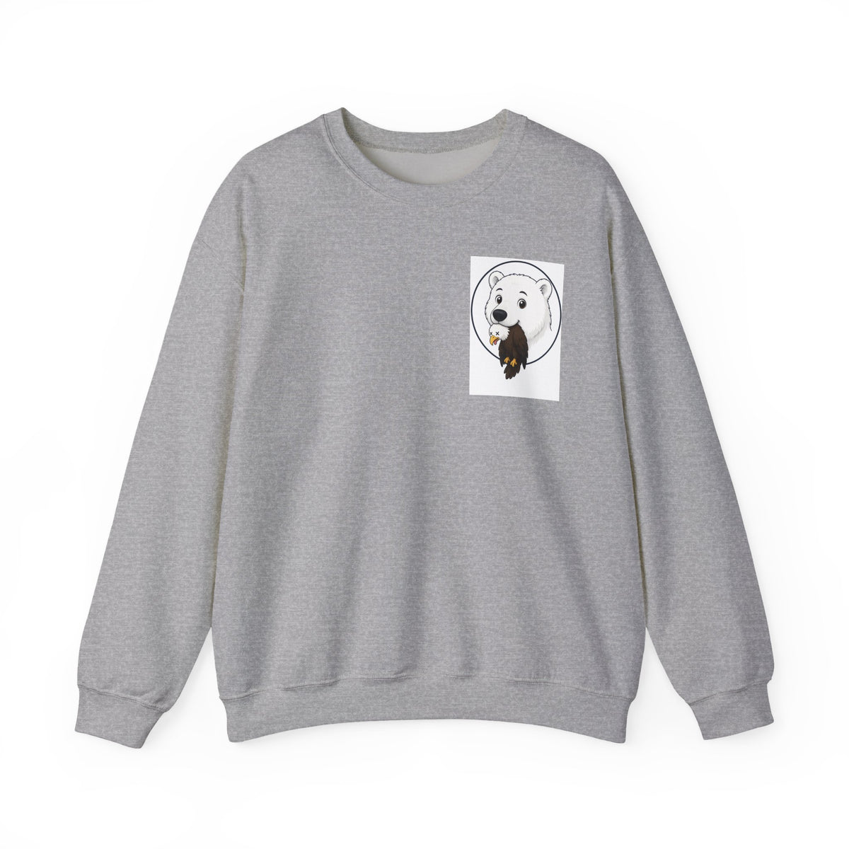 Dog & Bird Pocket Crewneck Sweatshirt