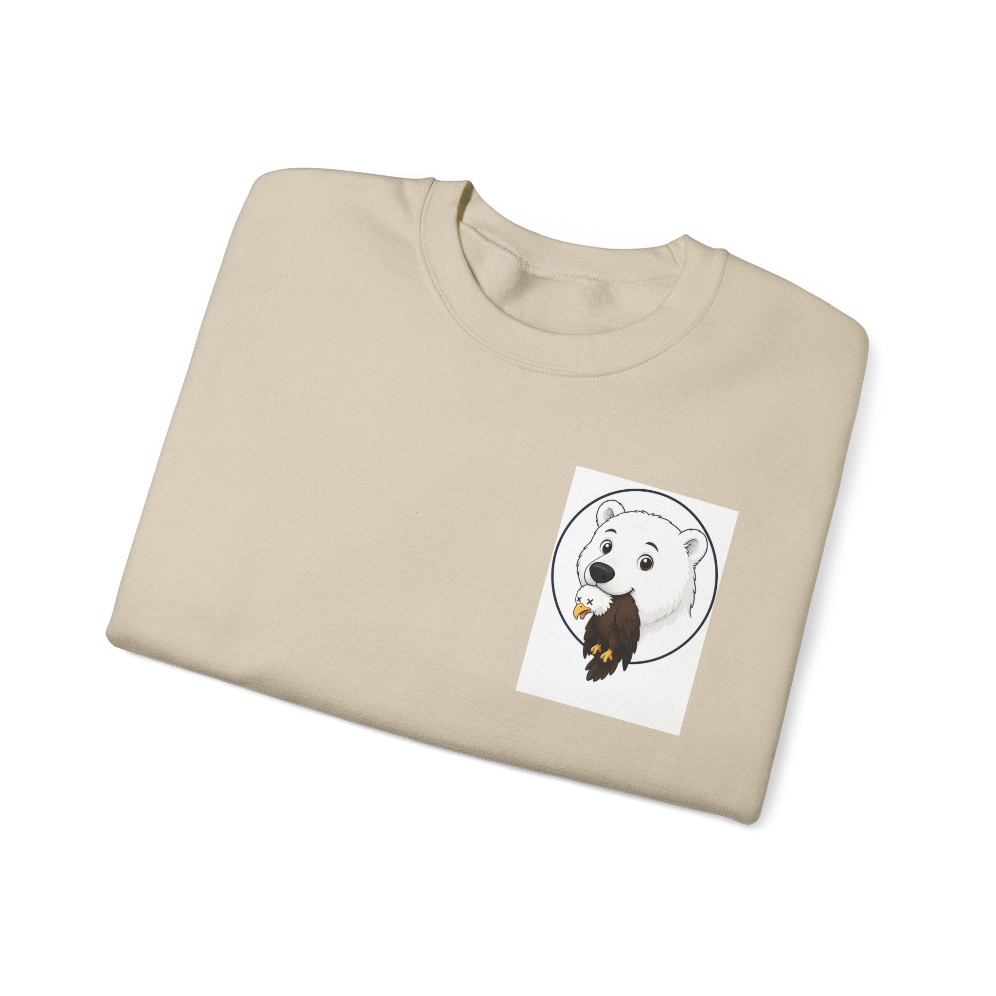 Dog & Bird Pocket Crewneck Sweatshirt