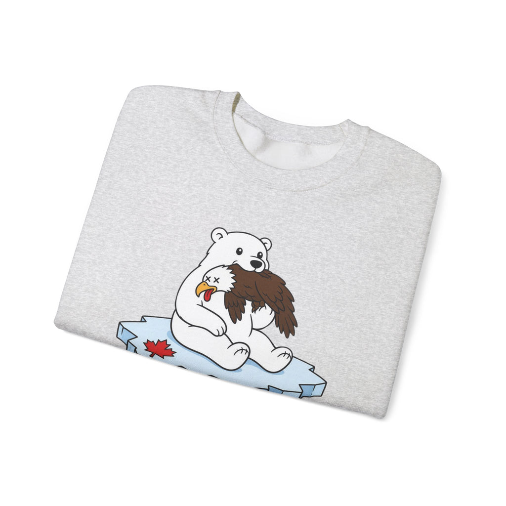 Sweatshirt — 'Sorry' Polar Bear Hug Graphic Crewneck
