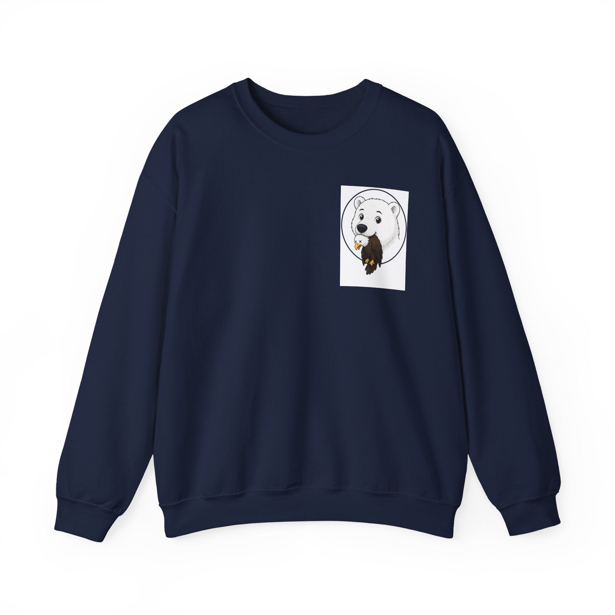 Dog & Bird Pocket Crewneck Sweatshirt