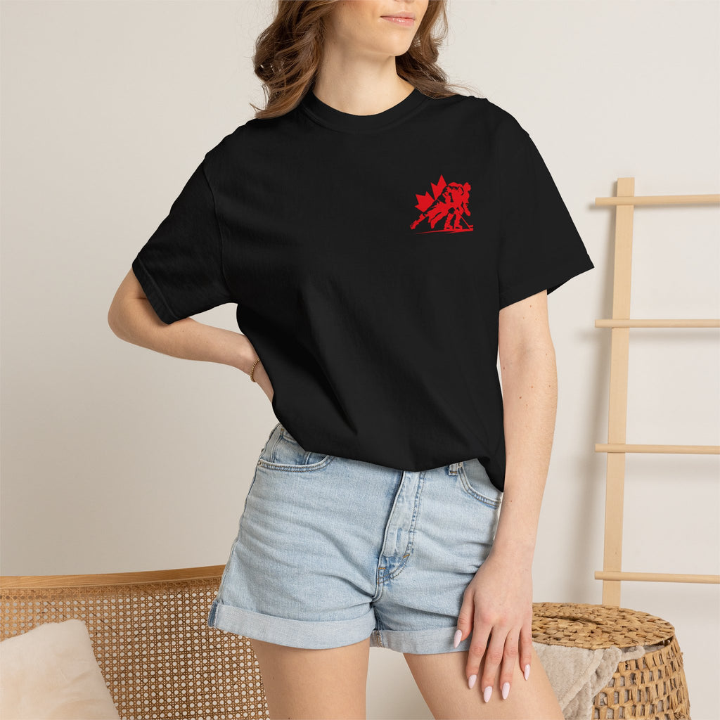 Strong and Free T-Shirt — Canadian Maple Leaf Patriotic Tee