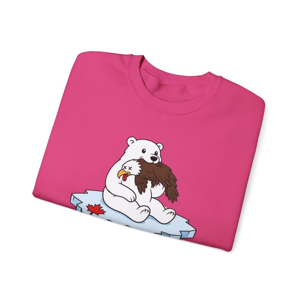 Sweatshirt — 'Sorry' Polar Bear Hug Graphic Crewneck