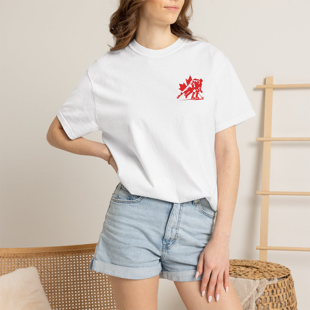 Strong and Free T-Shirt — Canadian Maple Leaf Patriotic Tee